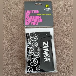Zumba Fitness Black and White Carpet Gliders